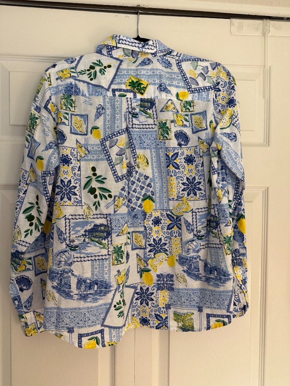 J. Crew Factory Linen-blend button-up shirt M - Picture 2 of 3